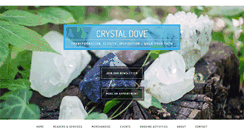 Desktop Screenshot of crystal-dove.com